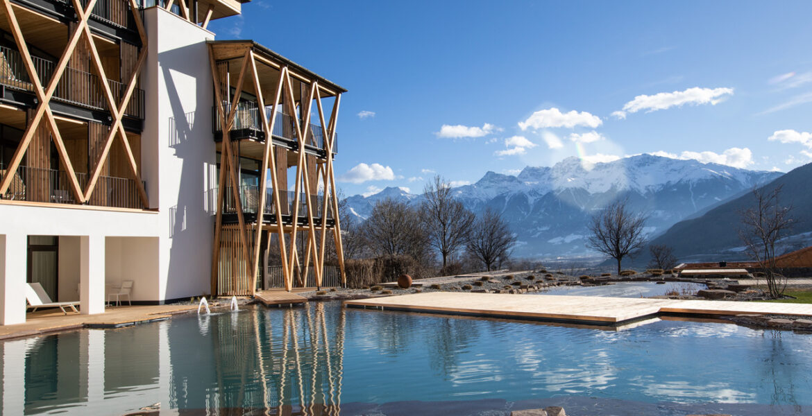 Garberhof - la vista dal parco